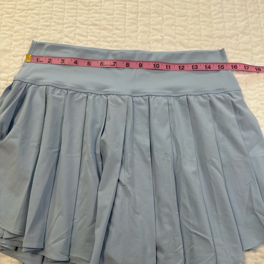 OFFLINE by Aerie Pleated Tennis Skirt in Sky Blue - Picture 9 of 10